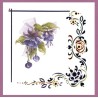 (DODO191)Dot and Do 191 - Precious Marieke - Pretty Flowers - Purple Flowers