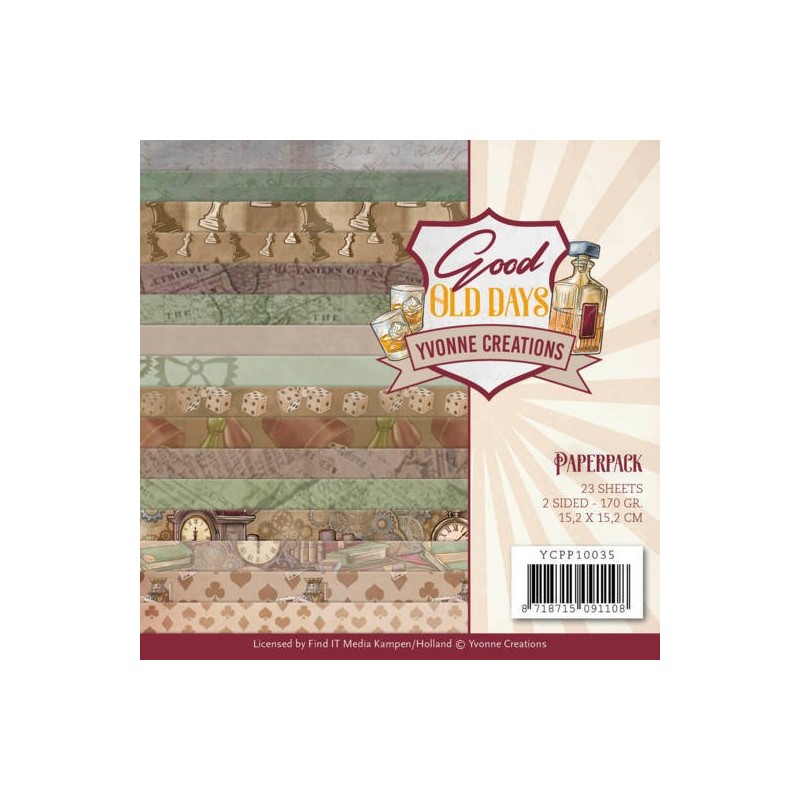 (YCPP10035)Paperpack - Yvonne Creations - Good old day's