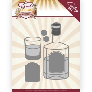 (YCD10221)Dies - Yvonne Creations - Good old day's - Whiskey