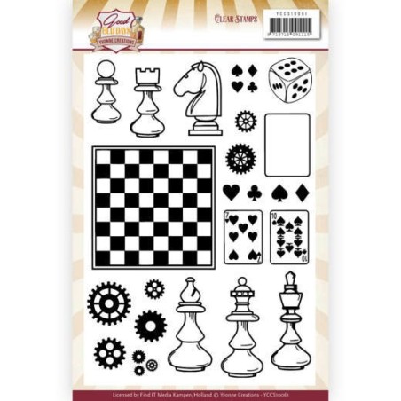 (YCCS10061)Clear Stamps - Yvonne Creations - Good old day's