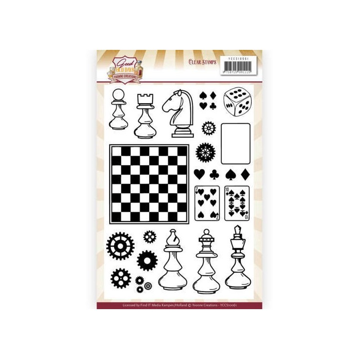 (YCCS10061)Clear Stamps - Yvonne Creations - Good old day's