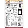 (YCCS10062)Clear Stamps - Yvonne Creations - Good old day's - Whiskey