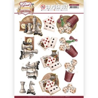 (SB10507)3D Push Out - Yvonne Creations - Good old day's - Games