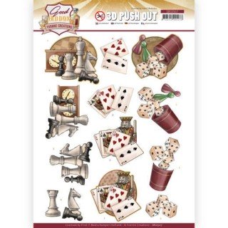 (SB10507)3D Push Out - Yvonne Creations - Good old day's - Games