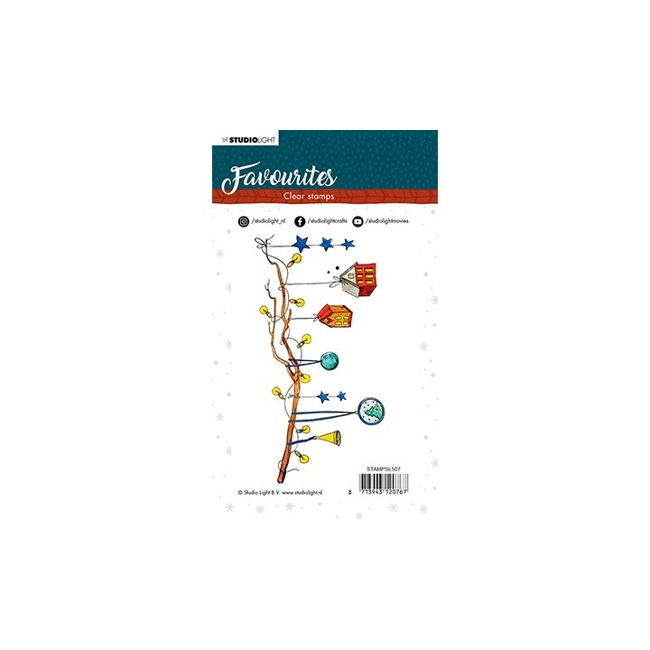 (STAMPSL507)Studio light Stamp Winter's Favourites - nr.507