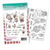 (PD8094A)Polkadoodles Christmas Tweetings Clear Stamps