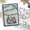 (PD8096A)Polkadoodles Gnomeazing Christmas Clear Stamps