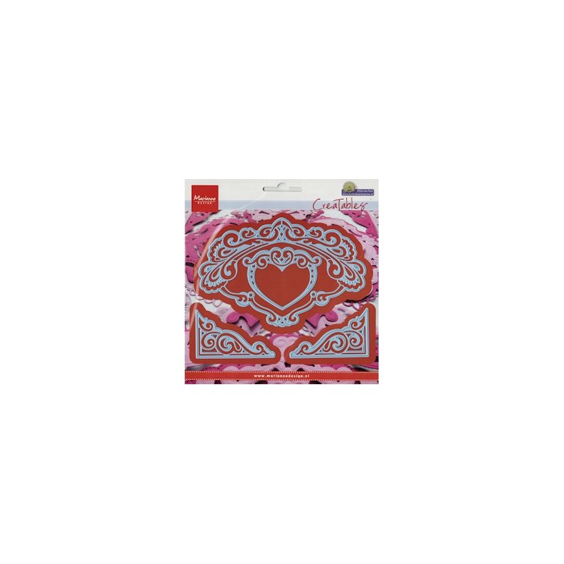 (LR0280)Creatables stencil Petra's heart