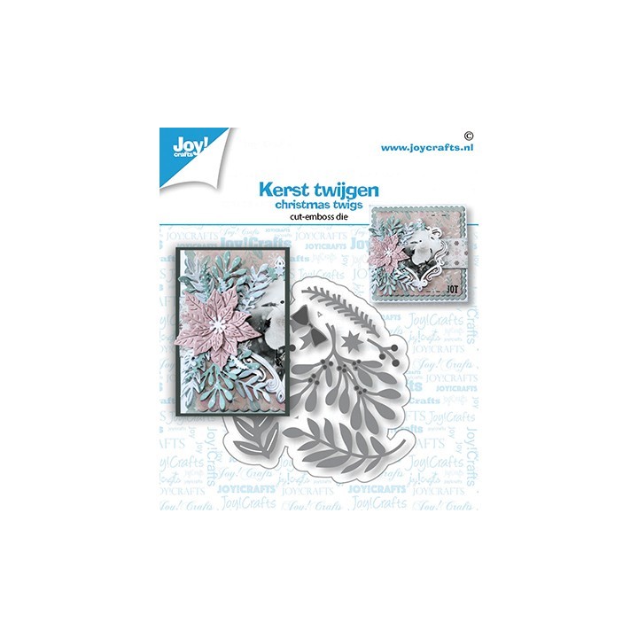 (6002/1531)Cutting embossing dies Christmas twigs