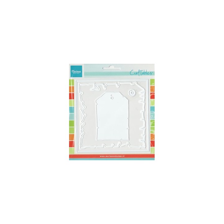 (CR1254)Craftables stencil parchment and label