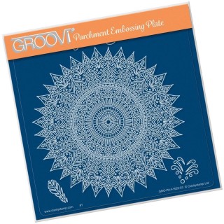 (GRO-PA-41526-03)Groovi Plate A5 TINA'S SPIRITUAL LUCK MANDALA