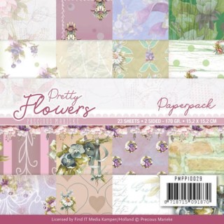 (PMPP10029)Paperpack - Precious Marieke - Pretty Flowers
