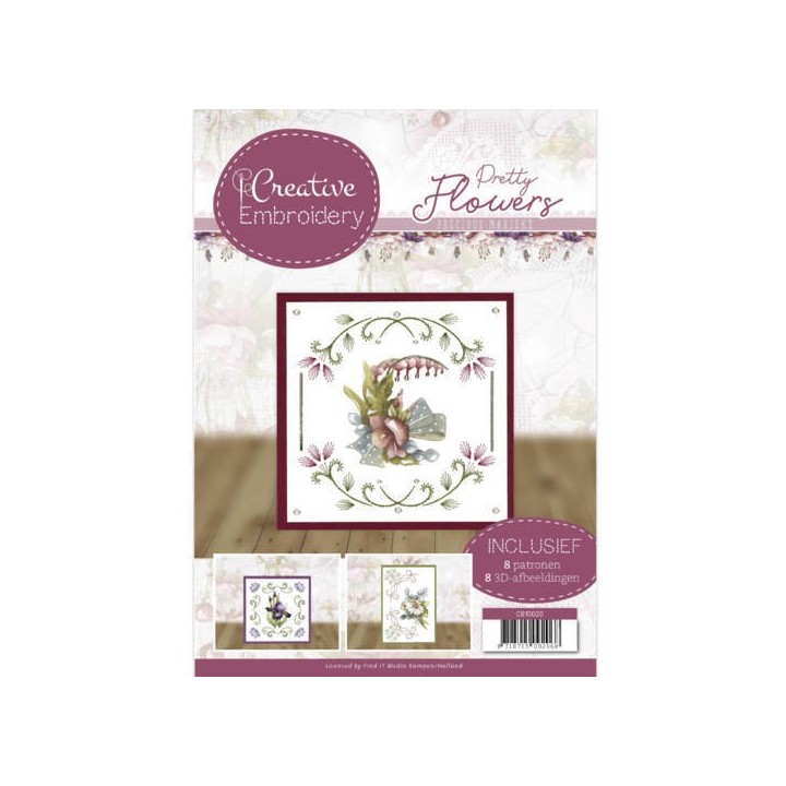 (CB10020)Creative Embroidery 20 - Precious Marieke - Pretty Flowers