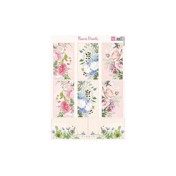 (VK9592)3D Flower Panels