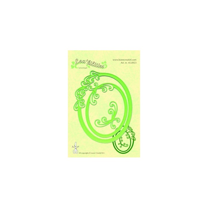 (45.8923)Lea'bilitie mal frame oval curves