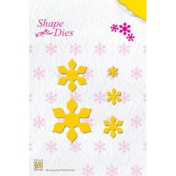 (SD023)Nellie's Shape Dies folding flower 2