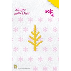 (SD021)Nellie's Shape Dies christmas pine branch