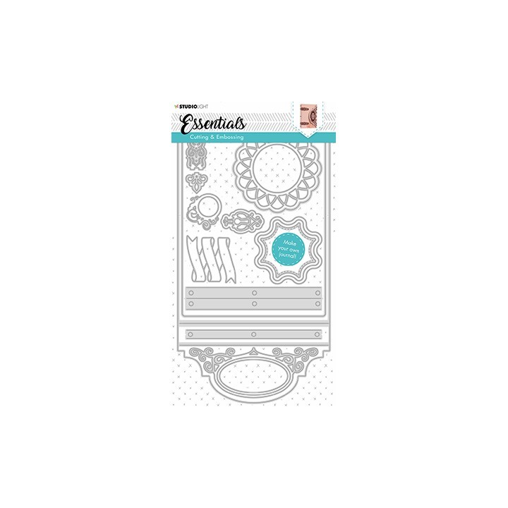 (STENCILSL341)Studio Light Cutting and Embossing Die Essentials - nr.341