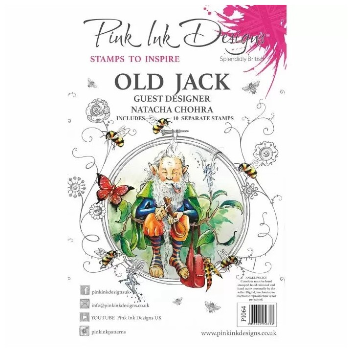 (PI064)Pink Ink Designs Clear stamp Old Jack