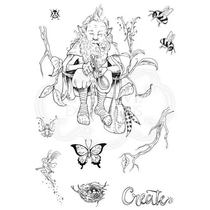 (PI064)Pink Ink Designs Clear stamp Old Jack