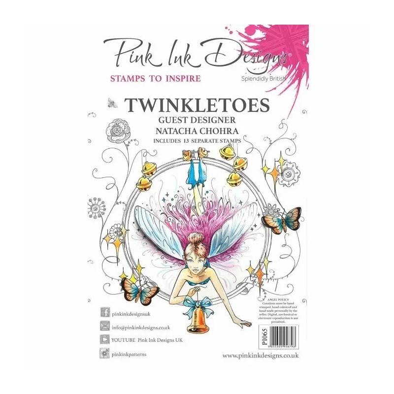 (PI065)Pink Ink Designs Clear stamp Twinkletoes