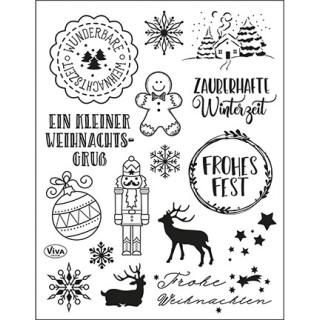 (4003 228 00)Clear Stamps - Nussknacker Weihnachten