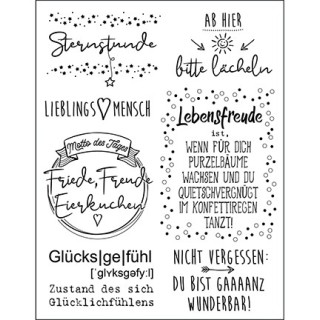 (4003 229 00)Clear Stamps - Wortspielereien