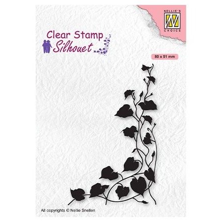 (SIL079)Nellie`s Choice Clearstamp - Silhouette Ivy