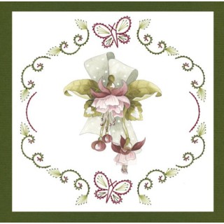 (STDO146)Stitch and Do 146 - Precious Marieke - Pretty Flowers - Red Flowers