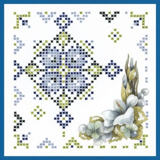 Sparkles Set 46 - Precious Marieke - Pretty Flowers - Blue Flowers