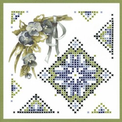 (SPDO046)Sparkles Set 46 - Precious Marieke - Pretty Flowers - Blue Flowers