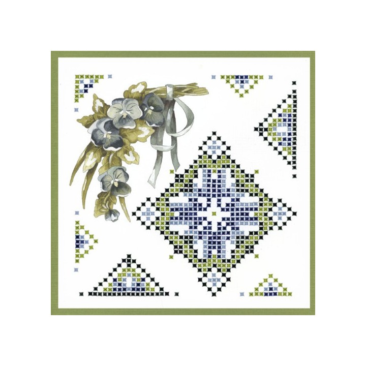Sparkles Set 46 - Precious Marieke - Pretty Flowers - Blue Flowers