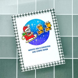 (LDRSPD224)LDRS Creative Holiday Gnomes Set4x6 Inch Clear Stamps