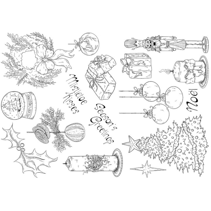 (SSB004)The Card Hut Traditional Touch Clear Stamps