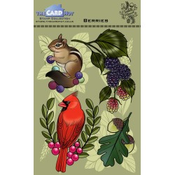 (CEDBR)The Card Hut Berries Clear Stamps
