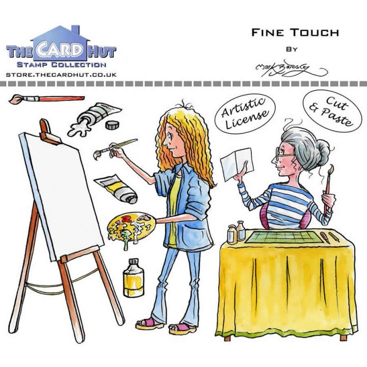 (MBGSFT)The Card Hut Garden Sheds: Fine Touch Clear Stamps