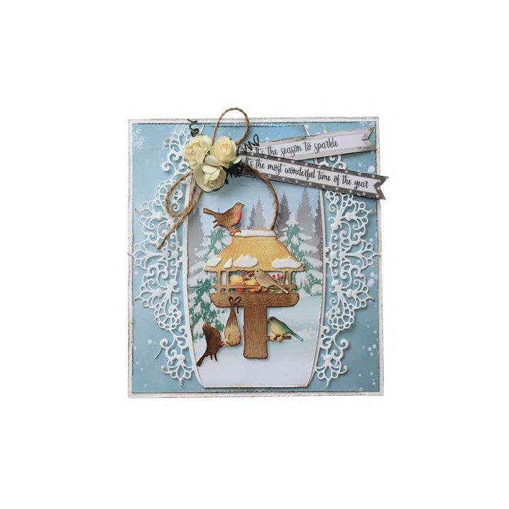 (6002/1543)Cutting embossing dies Birdhouse