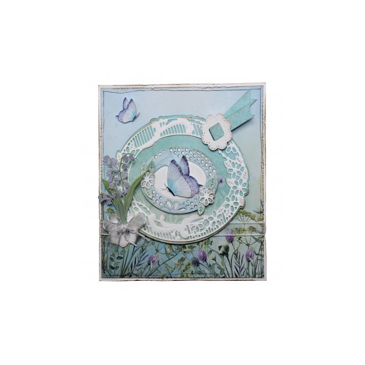 (6002/1566)Cutting dies Noor - Floral flourishes - Buckles