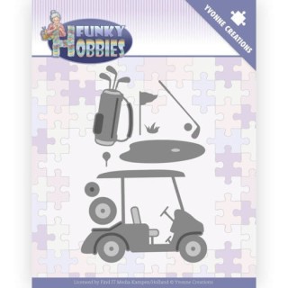 (YCD10229)Dies - Yvonne Creations - Funky Hobbies - Golf