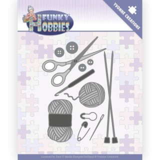 (YCD10230)Dies - Yvonne Creations - Funky Hobbies - Knitting