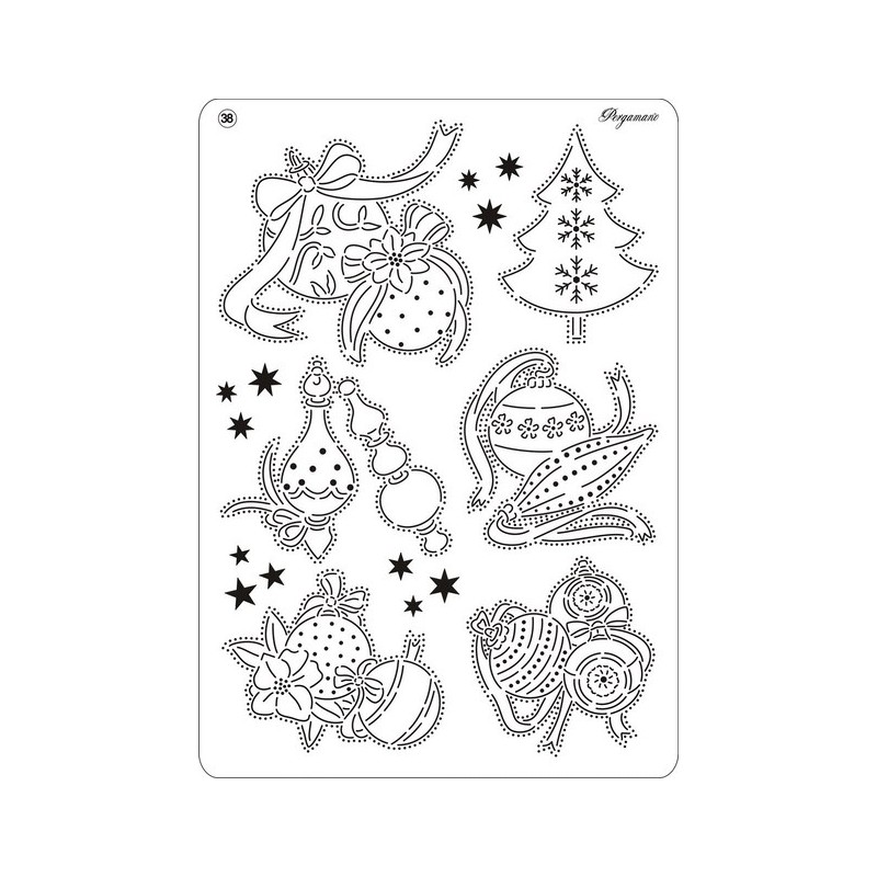 Pergamano Multi grid 38 Baubles (31447) Pergamano Multi grid 38 Baubles (31447)