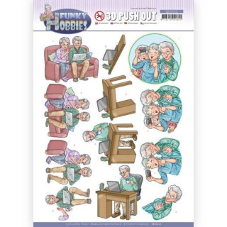 (SB10510)3D Push Out - Yvonne Creations - Funky Hobbies - Selfie