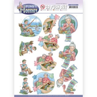 (SB10512)3D Push Out - Yvonne Creations - Funky Hobbies - Knitting