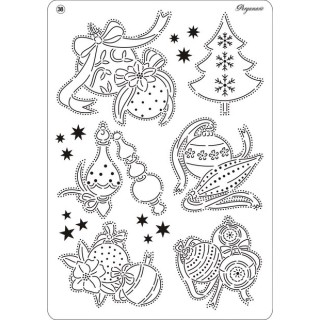 Pergamano Multi grid 38 Baubles (31447)