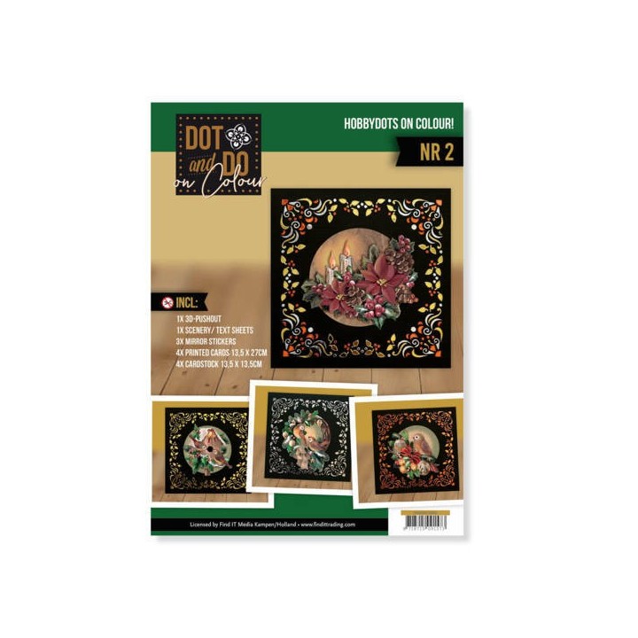 (DODOOC10002)Dot and Do on Colour 2 (Christmas Birds)