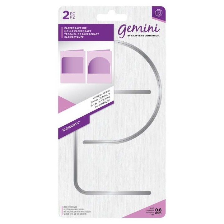 (GEM-MD-ELE-WARCH)Gemini Window Arches Elements Dies