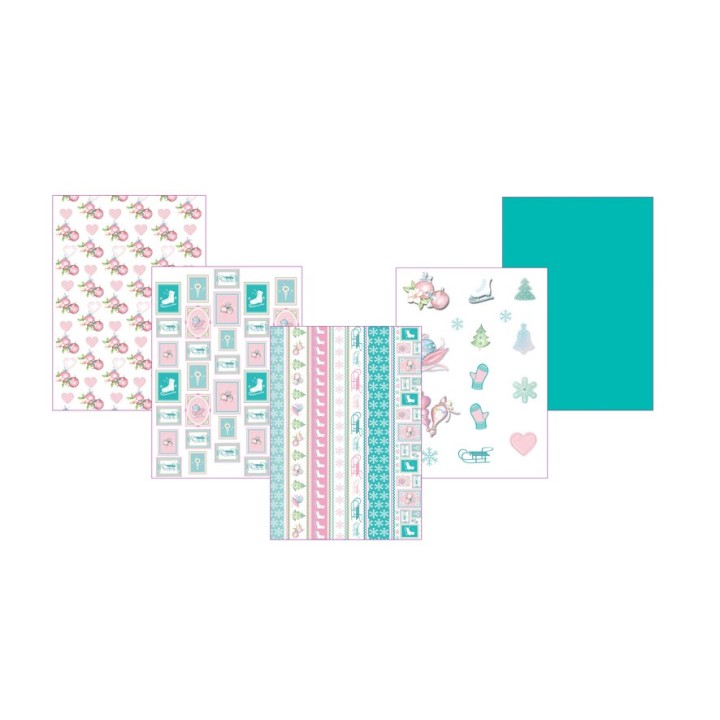 Pergamano Papier parchemin collection Festival d'hiver (62598)