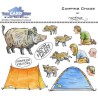 (MBGOCC)The Card Hut Great Outdoors: Camping Chaos Clear Stamps