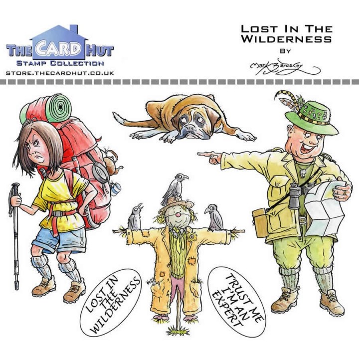 (MBGOLW)The Card Hut Great Outdoors: Lost In The Wilderness Clear Stamps