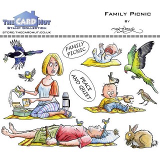(MBGOFP)The Card Hut Great Outdoors: Family Picnic Clear Stamps